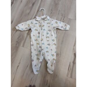 Y2K Carters Baby Turtle Footie Sleeper One Piece Buttons 0-3 months